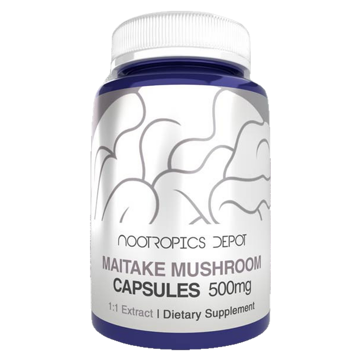 Maitake extracto, 180 cápsulas, 500 mg por cápsula