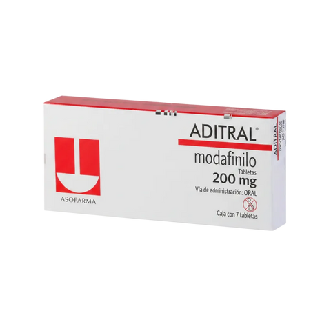 Aditral - Tabletas de 200mg de MODAFINILO