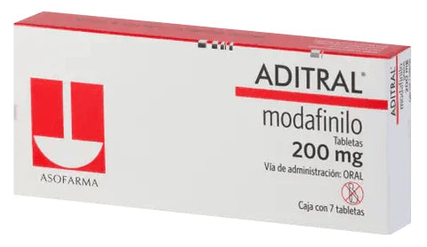 Aditral - Tabletas de 200mg de MODAFINILO