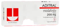 Aditral - Tabletas de 200mg de MODAFINILO