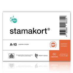 Stamakort Cápsulas 200mg (x60) | Biorregulador de Estómago y Mucosa Gástrica – Khavinson