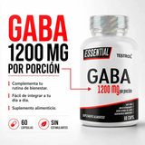 GABA 1200mg 60 cápsulas – Essential Testrol