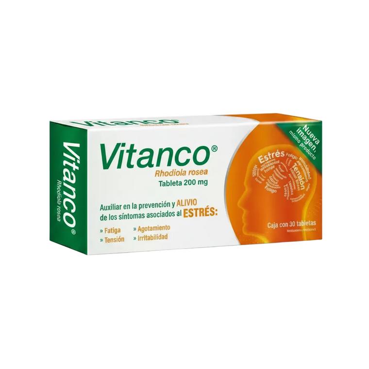 30 Cápsulas con 200mg de Rhodiola Rosea - Vitanco