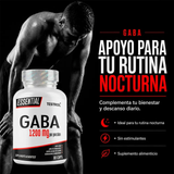 GABA 1200mg 60 cápsulas – Essential Testrol