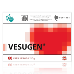 Vesugen Cápsulas 200mg (x60) | Biorregulador de Vasos Sanguíneos y Salud Cardiovascular – Khavinson