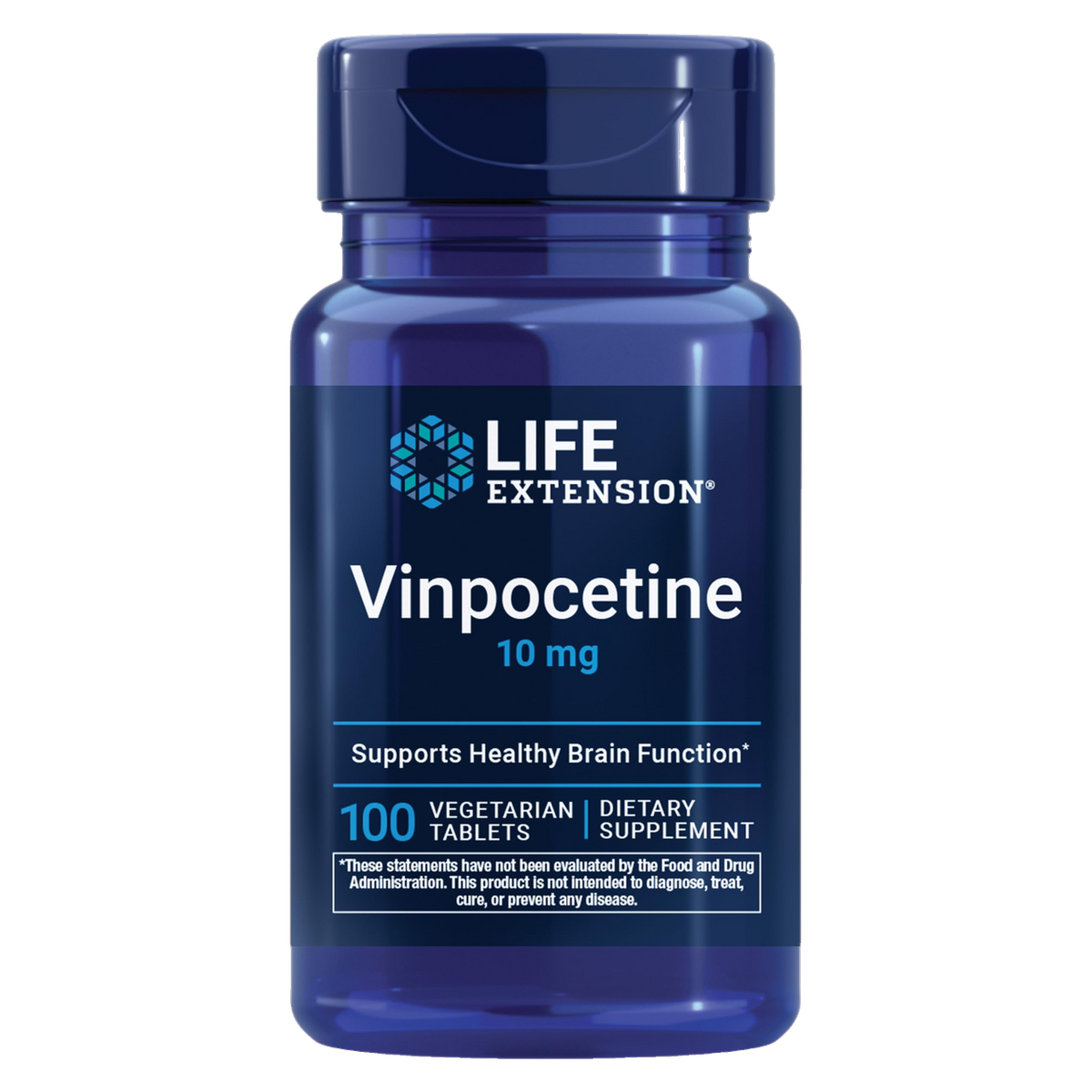 Vinpocetina, 100 tabletas, 10 mg por tableta