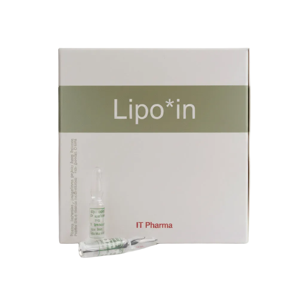 Lipo*in · 20 Ampolletas · IT Pharma · Solución Drenante Lipolítica