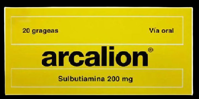 Comprimidos Con 200mg de Sulbutiamina Recubiertos - Arcalion