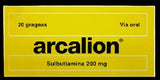 Comprimidos Con 200mg de Sulbutiamina Recubiertos - Arcalion