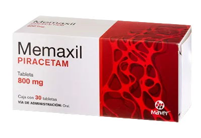 30 Tabletas con 800mg de Piracetam - Memaxil