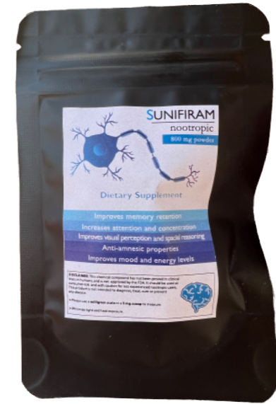 800mg en polvo de Sunifiram - Incluye Scoop dosificador.