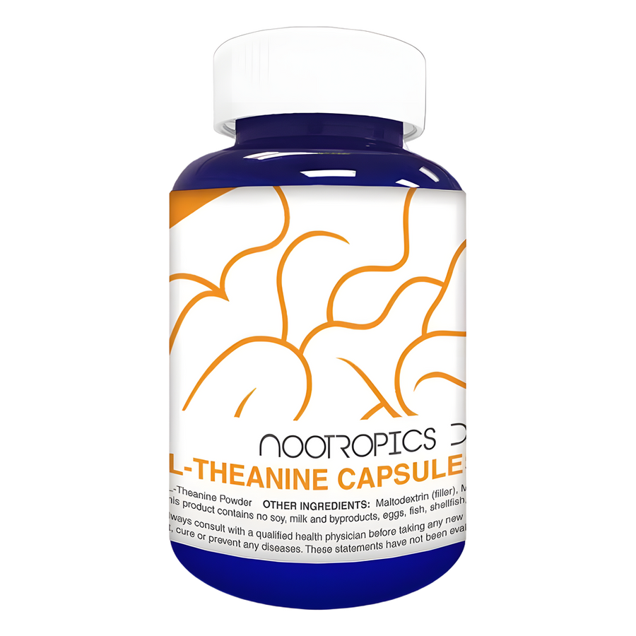 L-Teanina 200 mg · 90/180 Cápsulas – Nootropics Depot