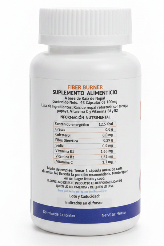 Fiber Burner - Control de Peso Natural