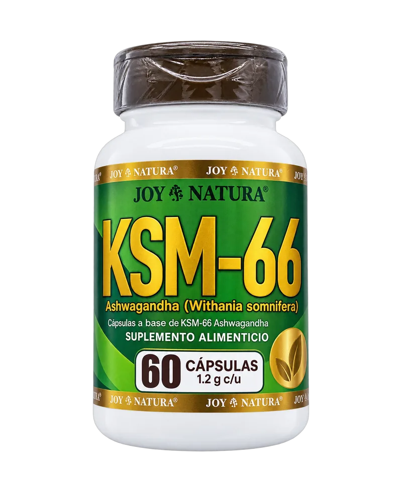 60 Cápsulas con 1200mg de Ashwagandha KSM-66
